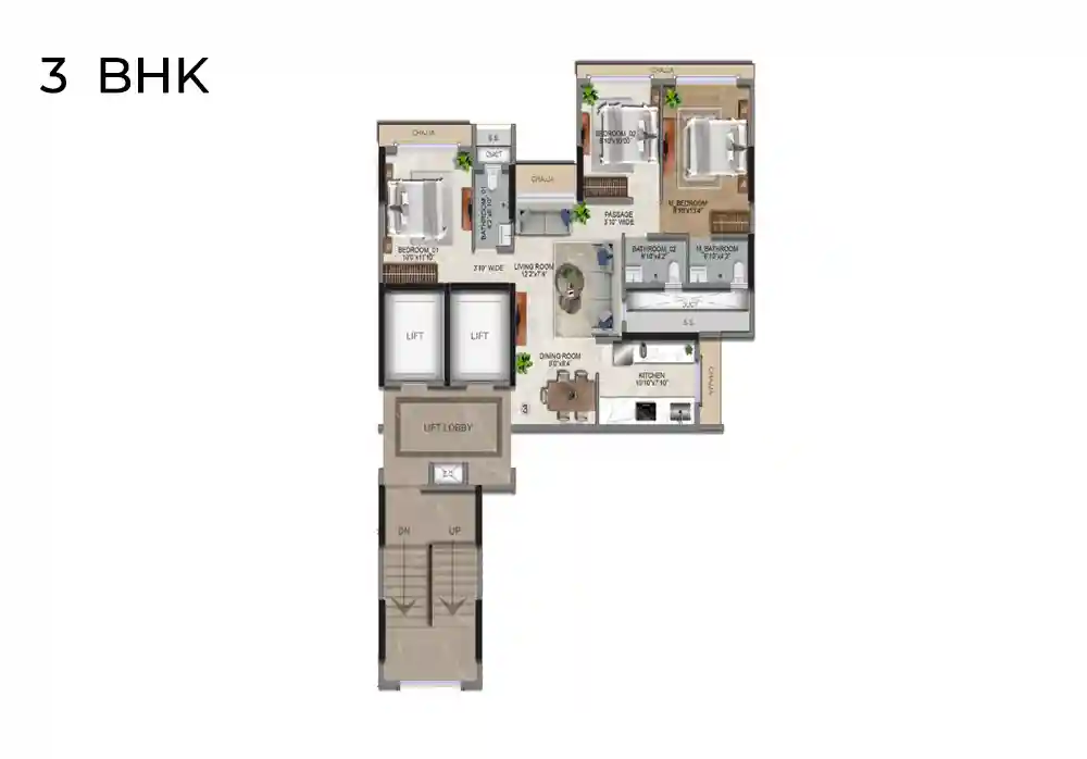 3 BHK